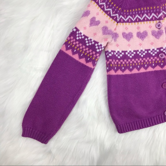 SOLD 🛍 Girls Knitted Button Up Sweater Cardigan - Picture 6 of 11